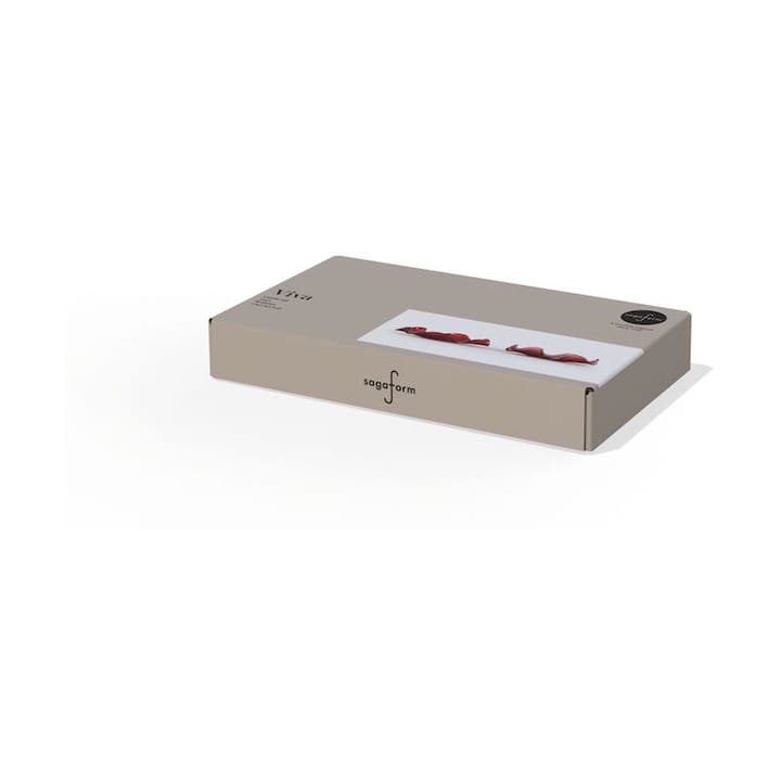 Viva kaarsenmanchet 2-pack, Bordeauxrood Sagaform
