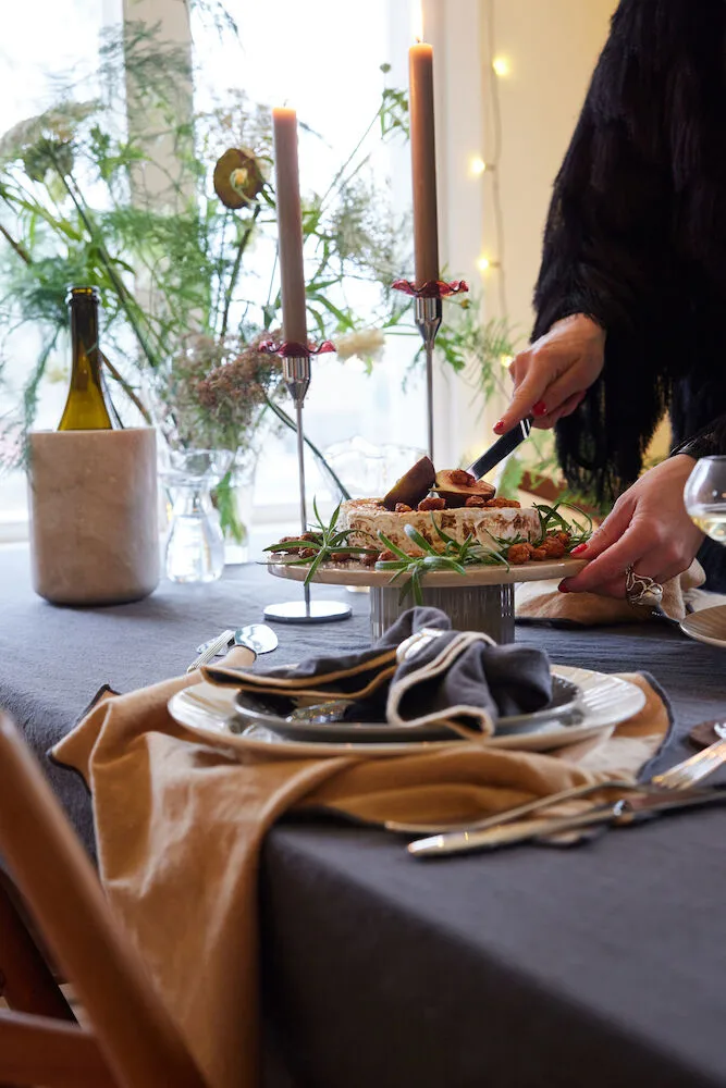 Viva kaarsenmanchet 2-pack, Bordeauxrood Sagaform