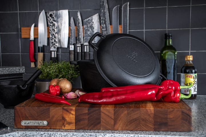 Gietijzeren braadpan met deksel, Ø26 cm Satake