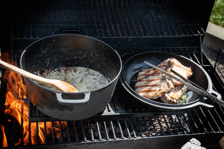 Gietijzeren braadpan met deksel, Ø26 cm Satake