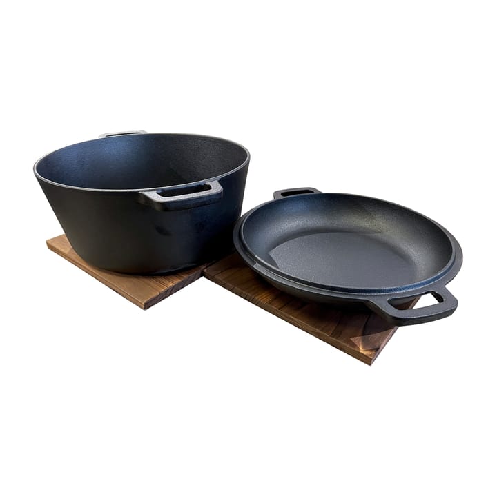 Gietijzeren braadpan met deksel, Ø26 cm Satake
