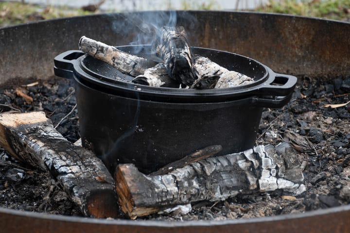 Gietijzeren braadpan met deksel - Ø26 cm - Satake