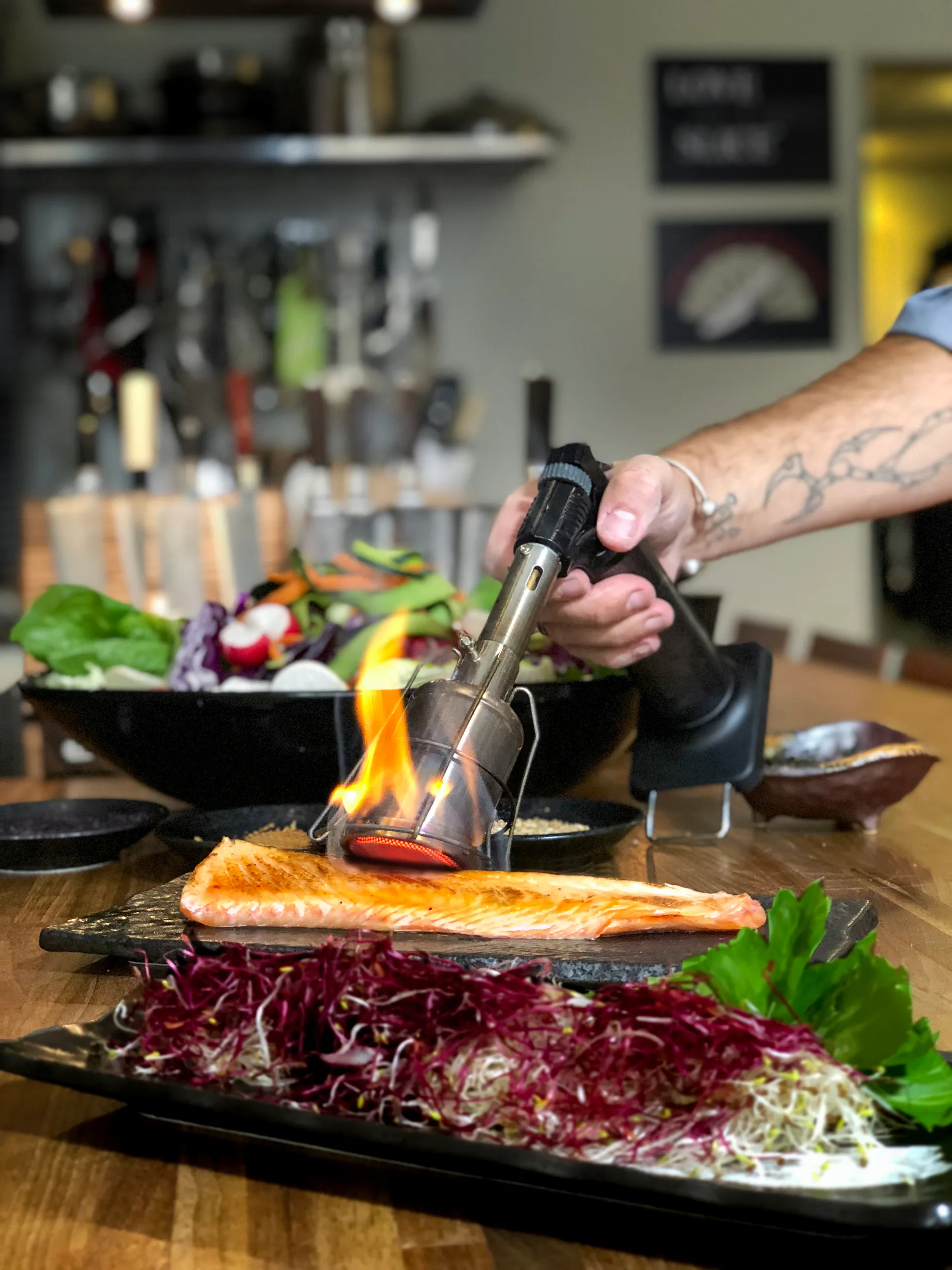 Satake Flame Master professionele keukenbrander, Zwart Satake