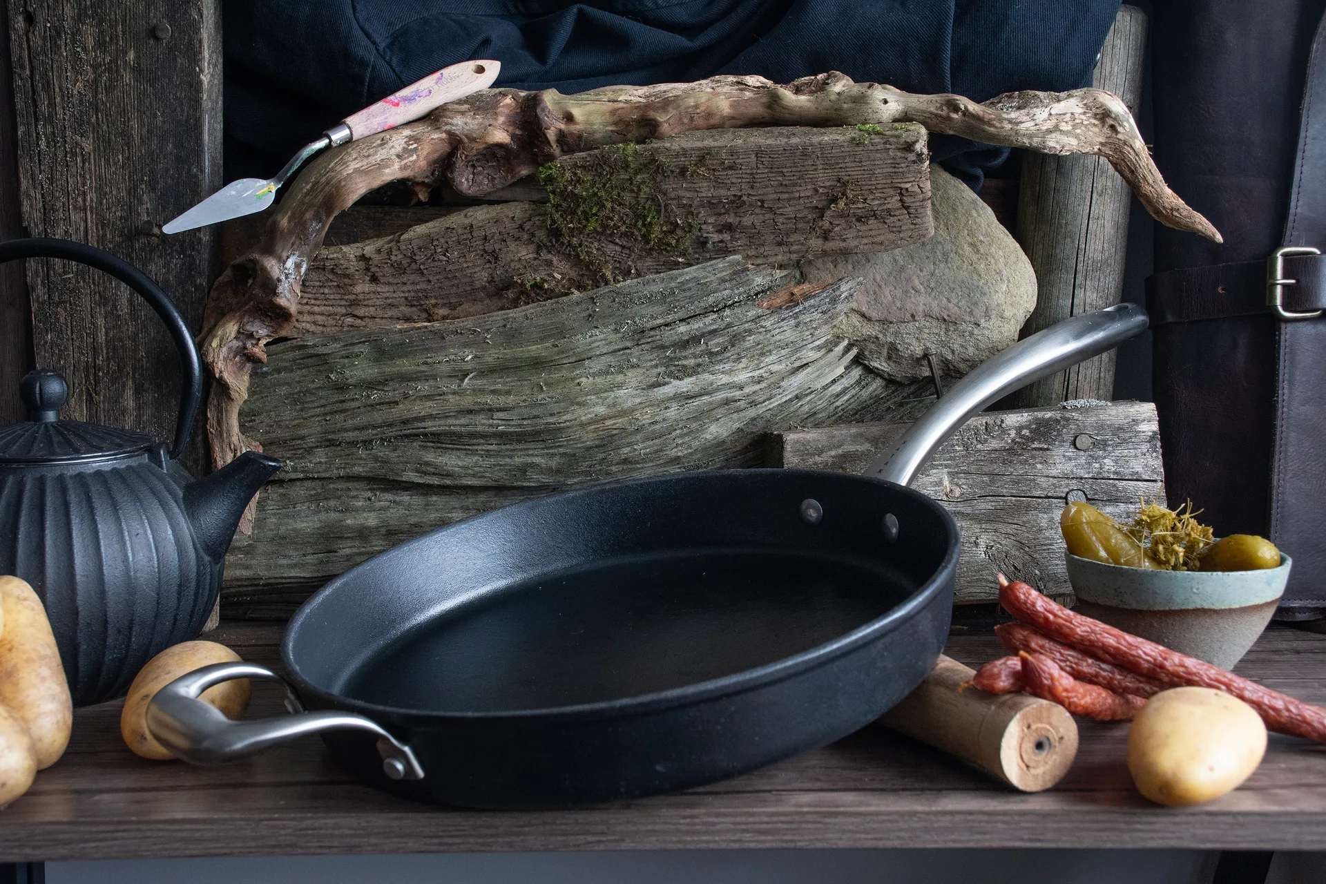 Satake gietijzeren pan, 29 cm Satake