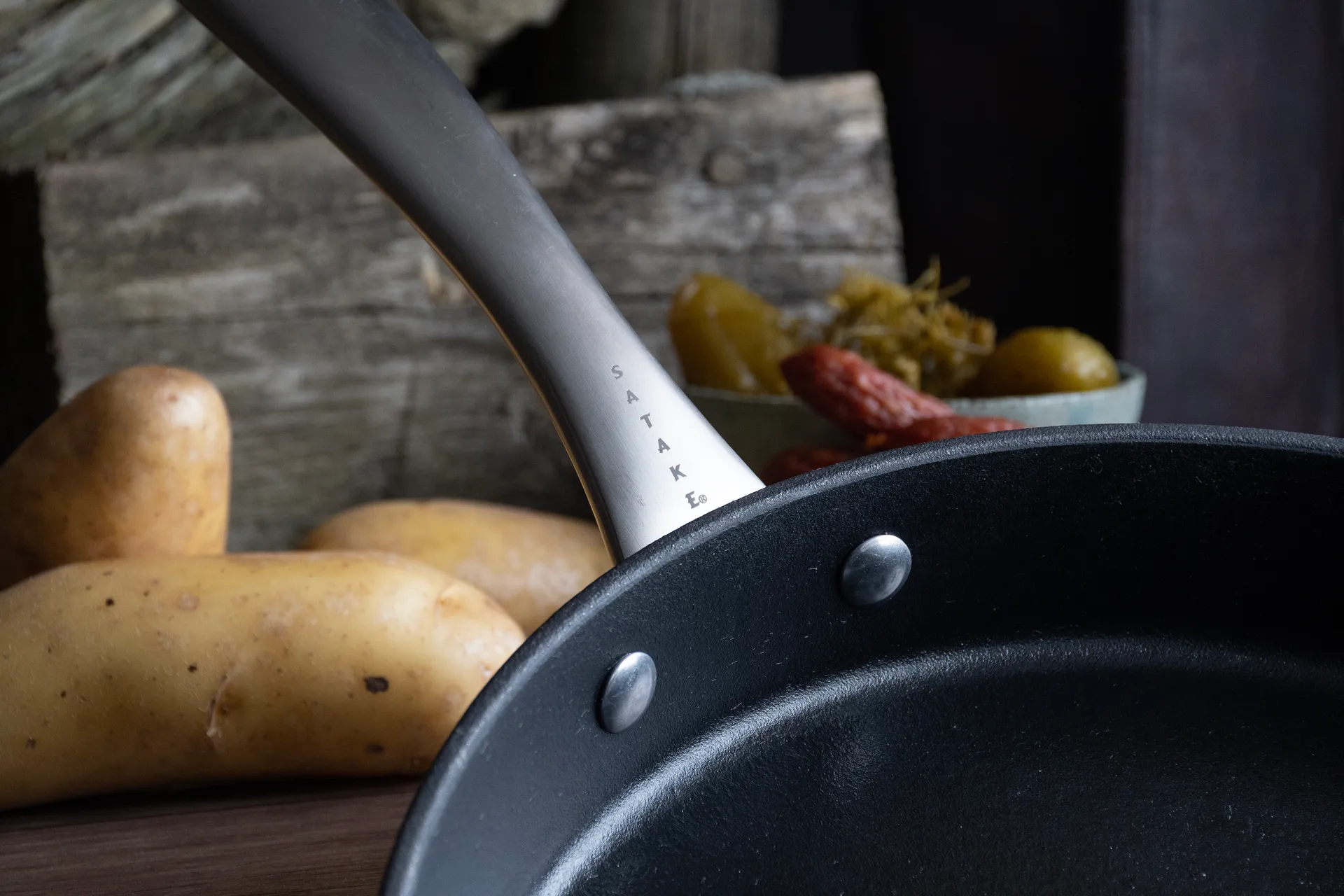 Satake gietijzeren pan, 29 cm Satake