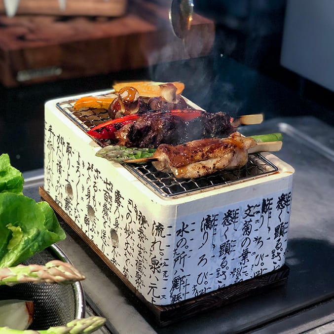 Satake Hibachi tafelgrill, Rechthoekig Satake