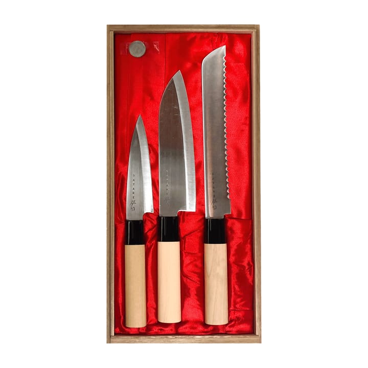 Satake Houcho messenset 3-delig, Hi Carbon Steel Satake