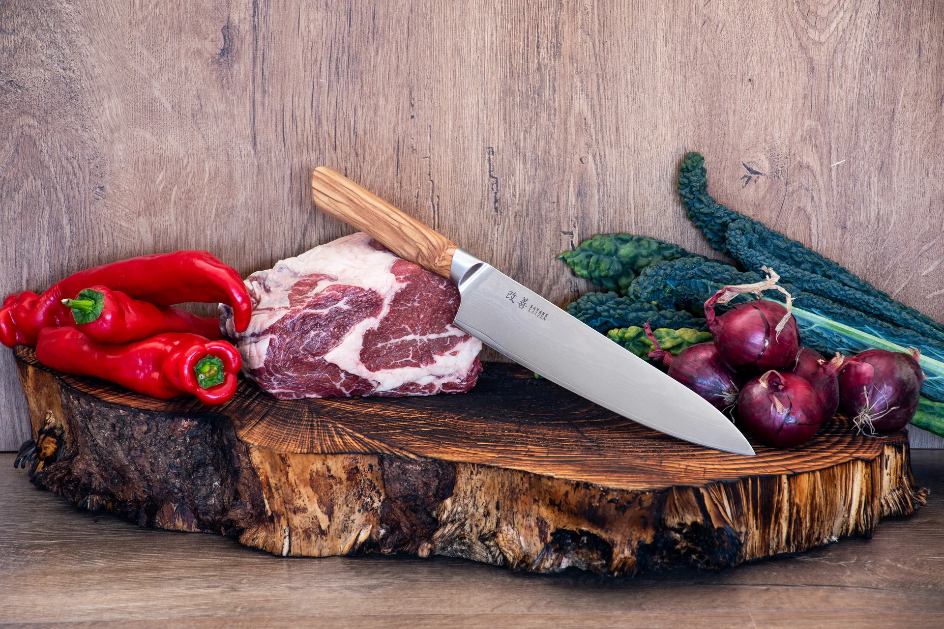 Satake Kaizen Gyuto koksmes, 21 cm Satake