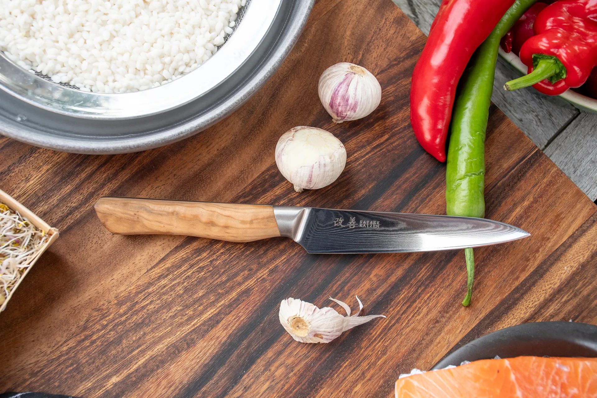 Satake Kaizen Petty schilmes, 12 cm Satake