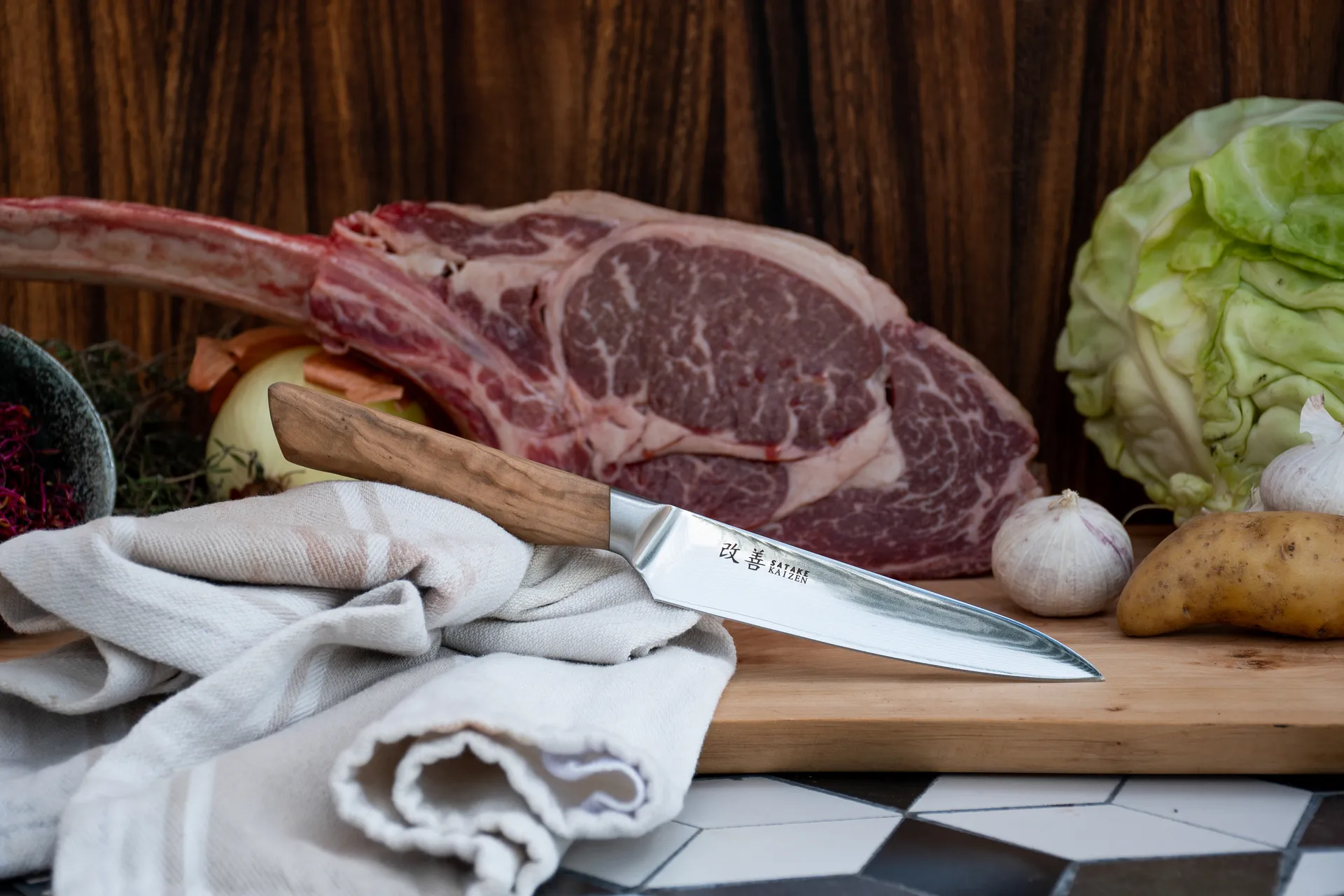 Satake Kaizen Petty schilmes, 12 cm Satake