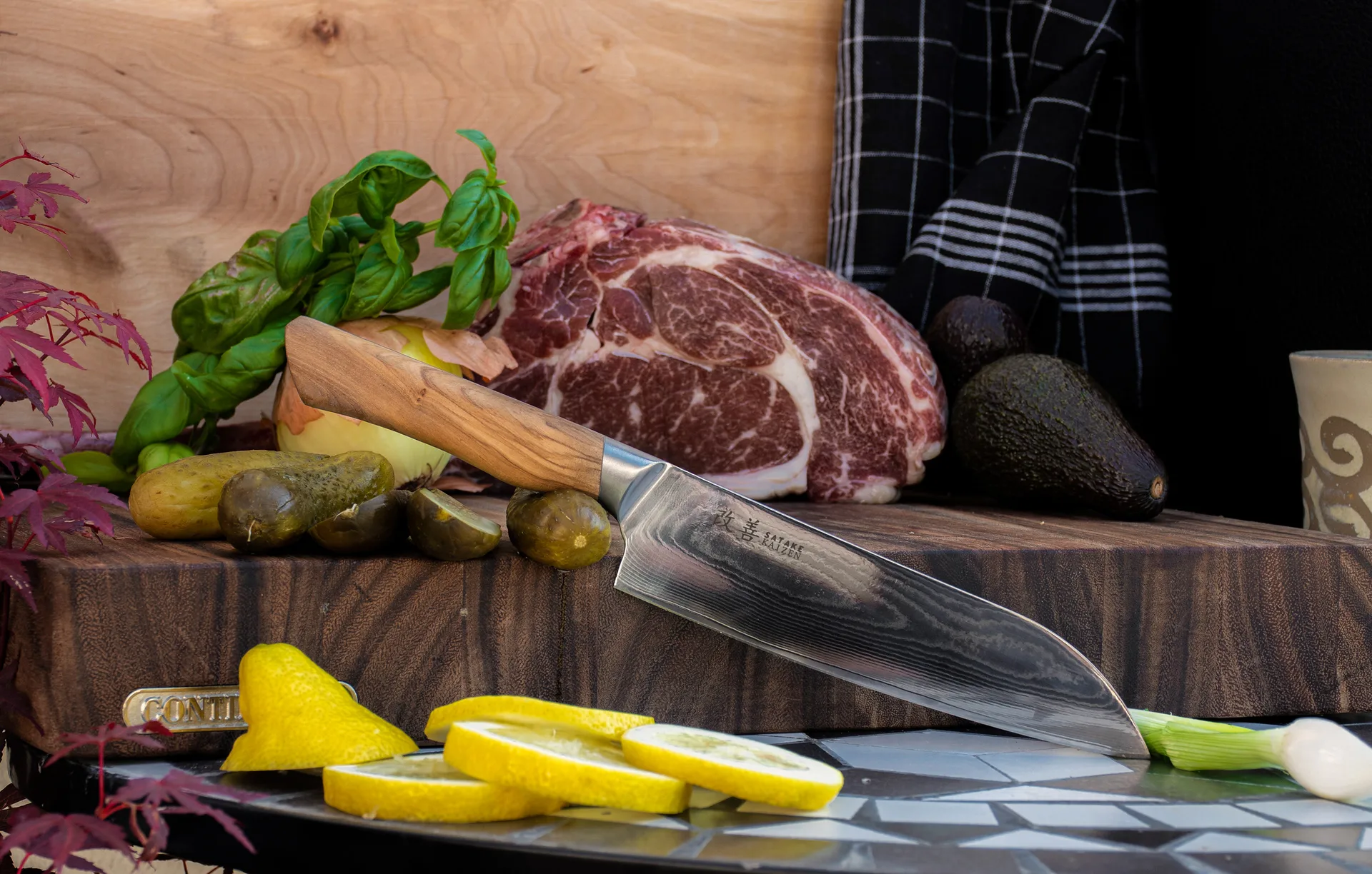 Satake Kaizen Santoku koksmes, 18 cm Satake