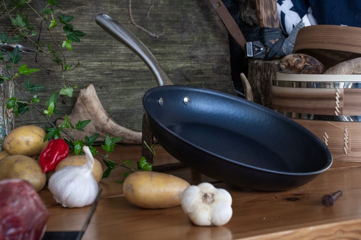 Satake koekenpan koolstaal, 24 cm Satake