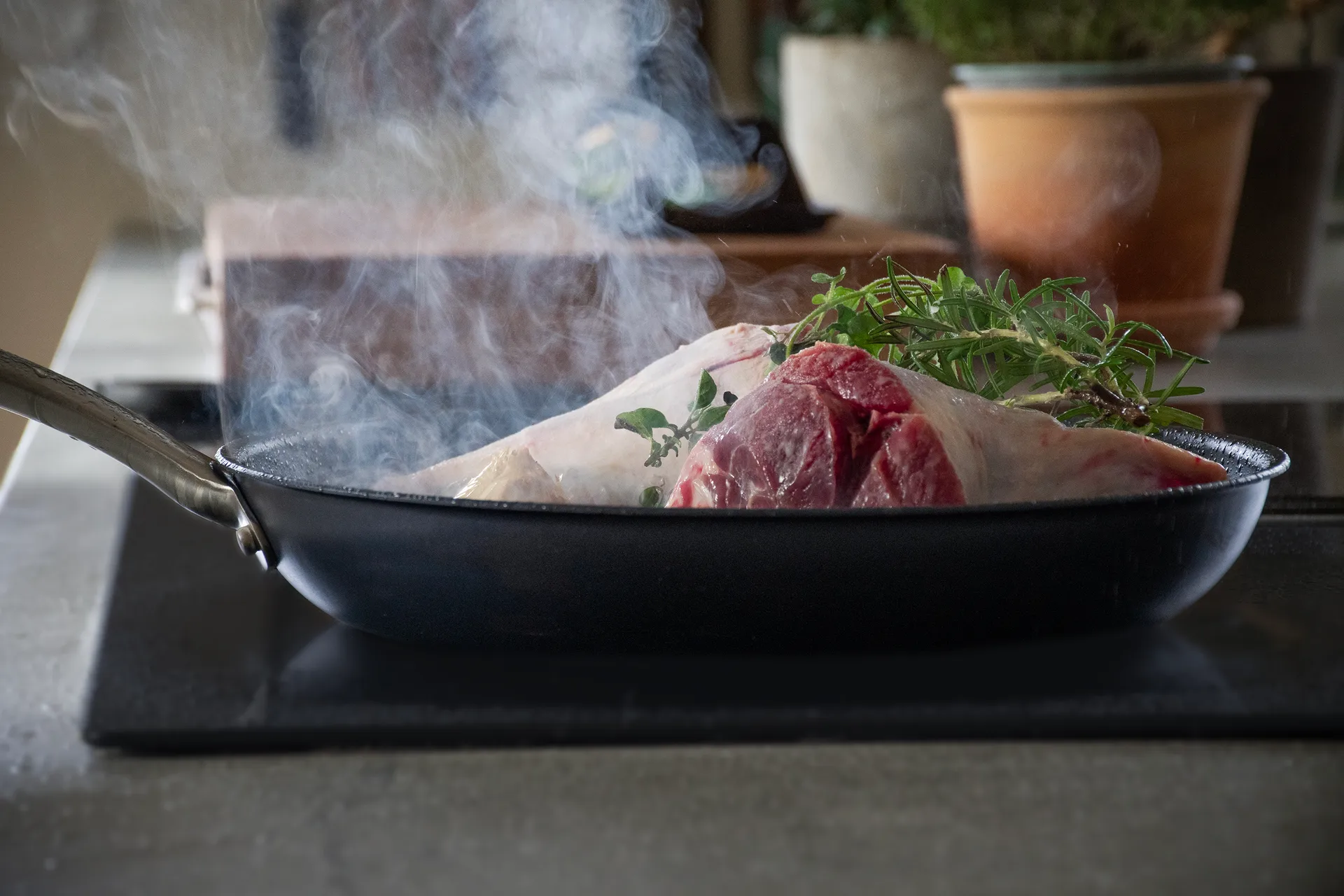 Satake koekenpan koolstaal, 28 cm Satake