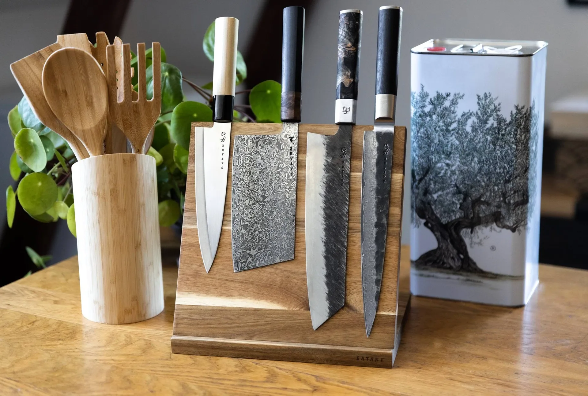 Satake messenmagneet, Acacia, 19x25x24 cm Satake