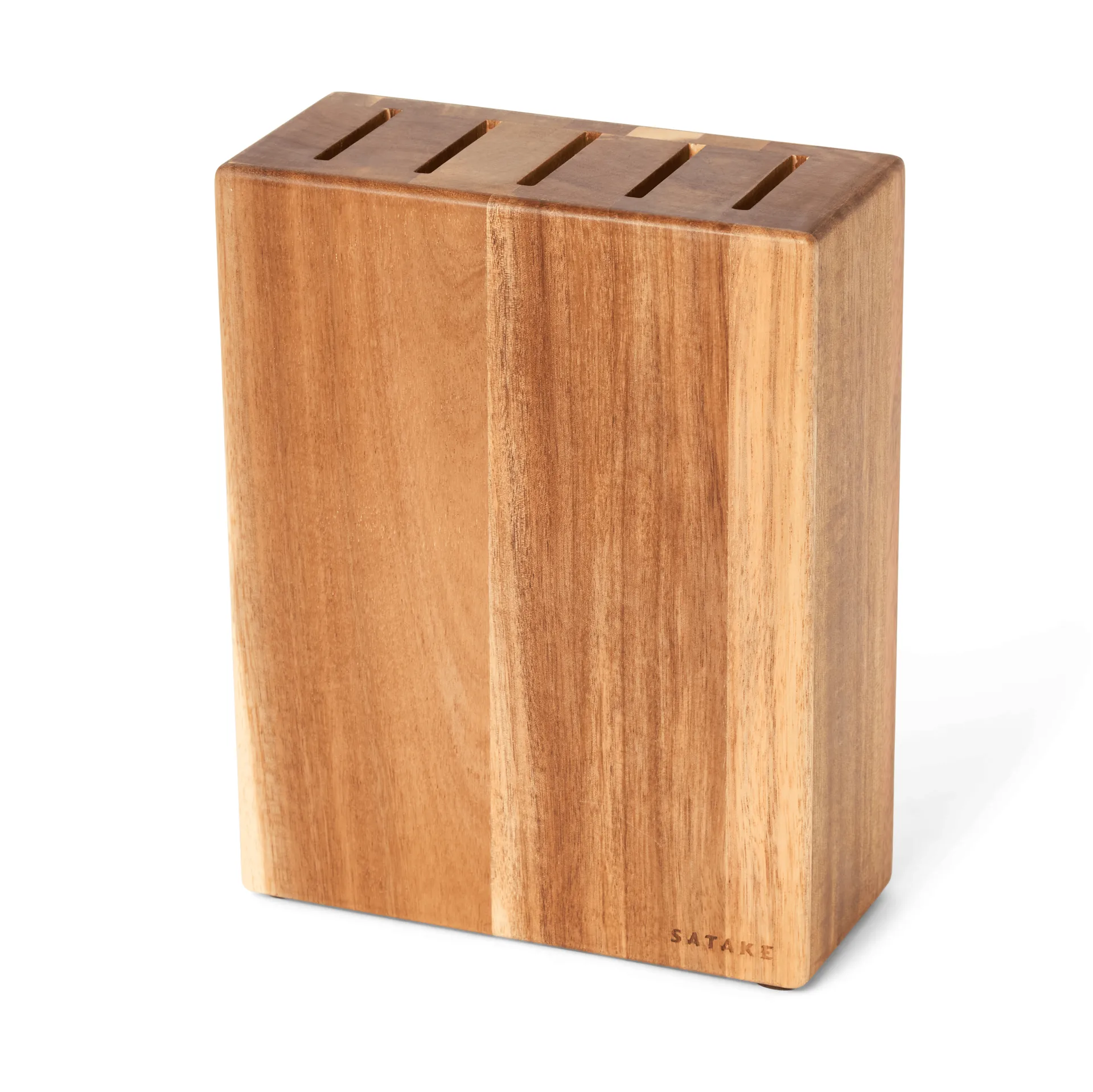 Satake messenmagneet, Acacia, 5 messen, 22,8x18x8 cm Satake