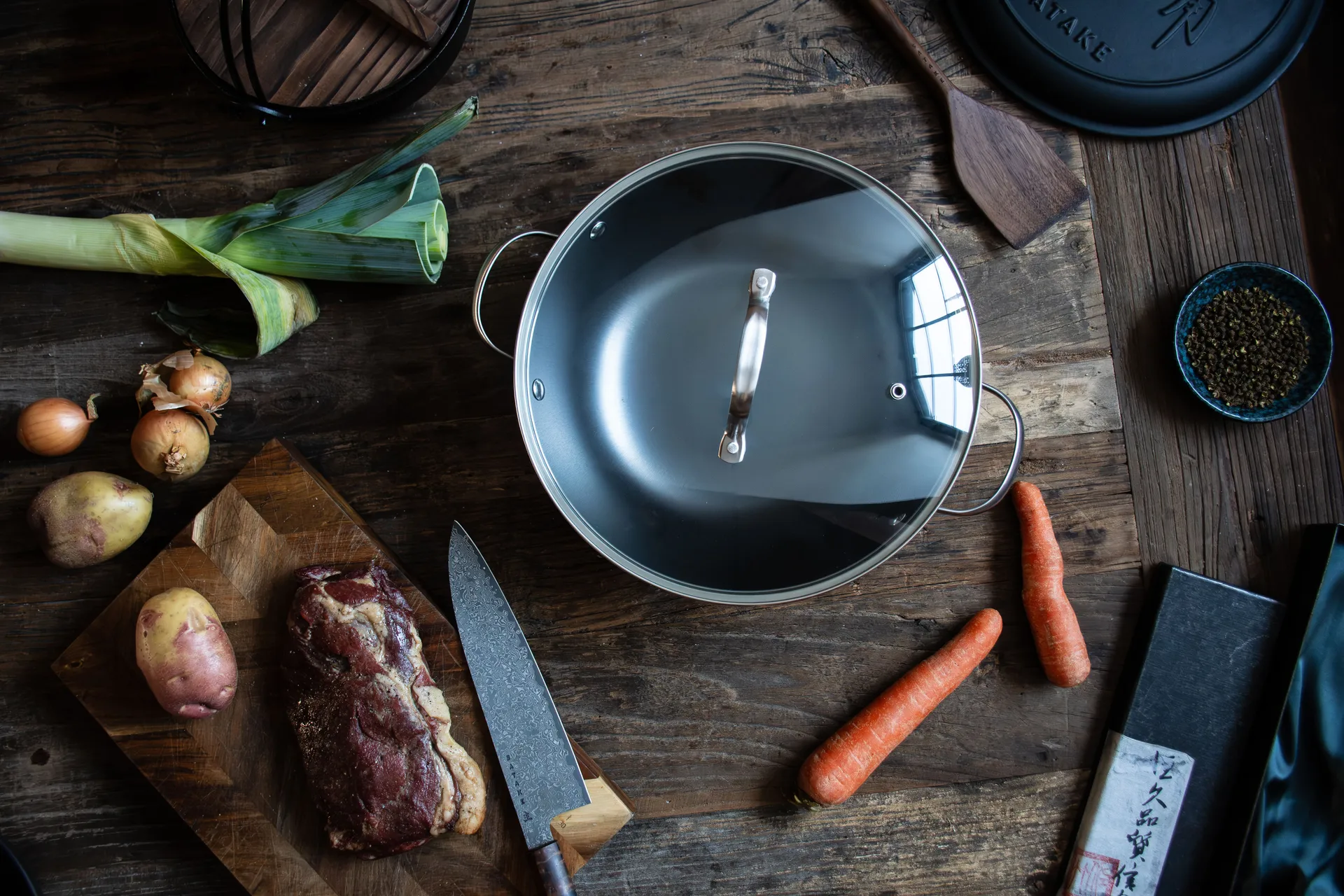 Satake nitrided sauteerpan, 28 cm Satake