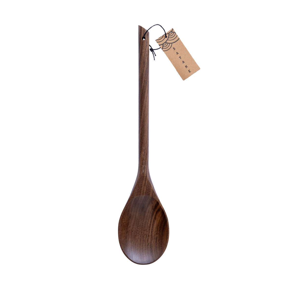Satake opscheplepel 33,5 cm Walnotenhout | Scandinavisch Interieur | Serveerbestek | Bruin