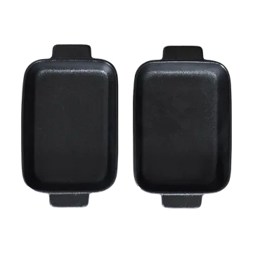 Satake ovenschaal porselein zwart 2-pack - 19 cm - Satake