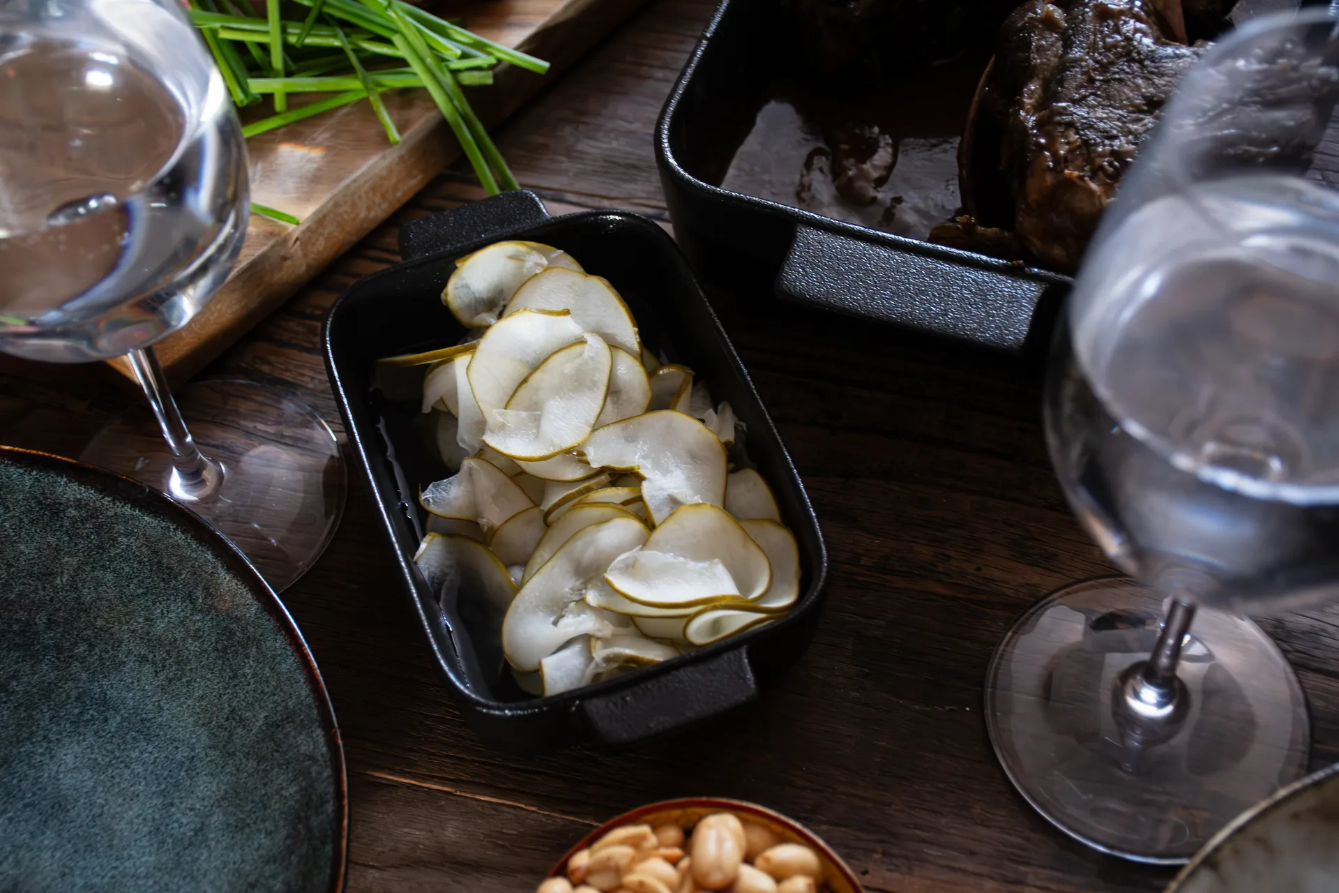 Satake ovenschaal porselein zwart 2-pack, 19 cm Satake