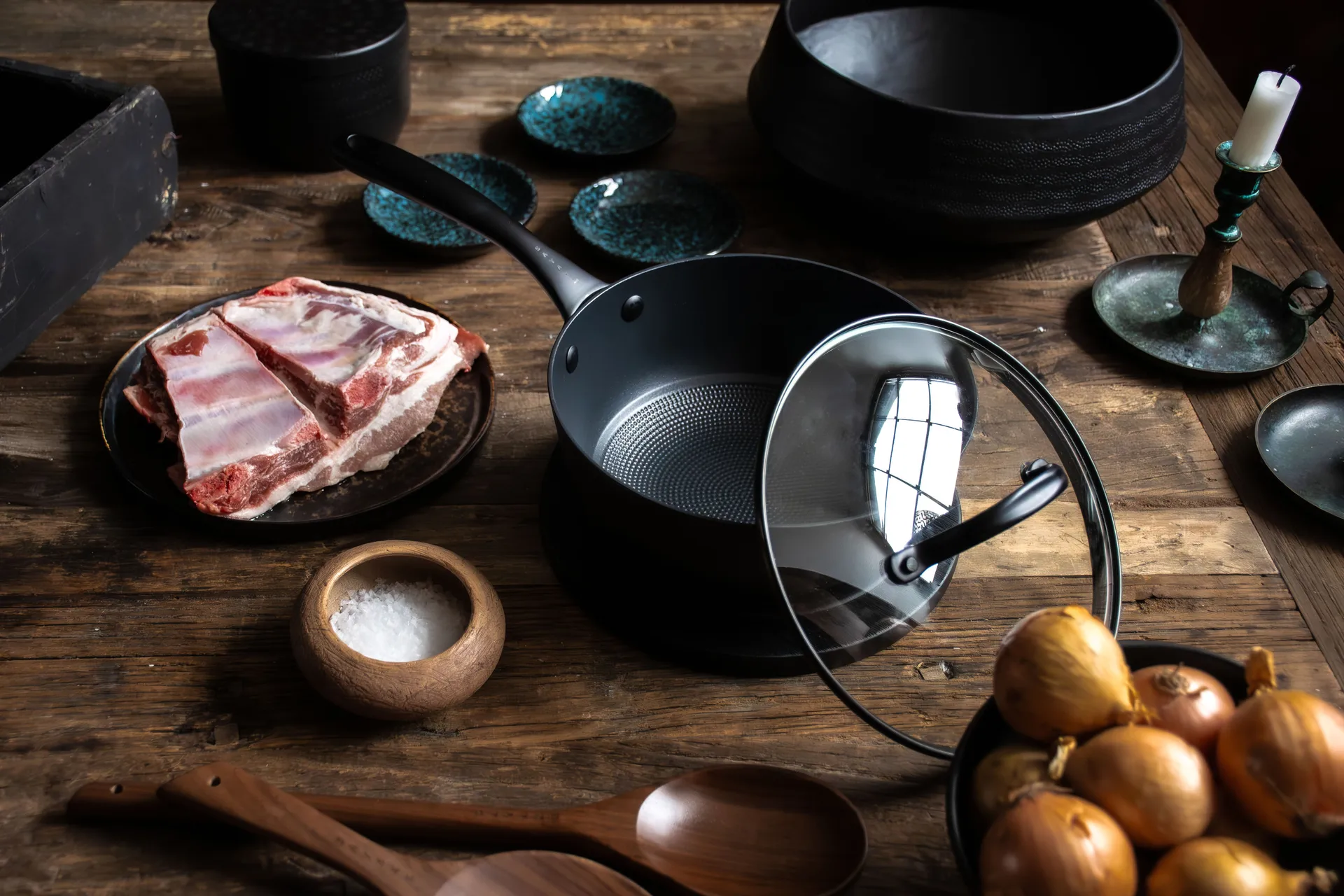 Satake sauteerpan van lichtgewicht gietijzer, 20 cm Satake