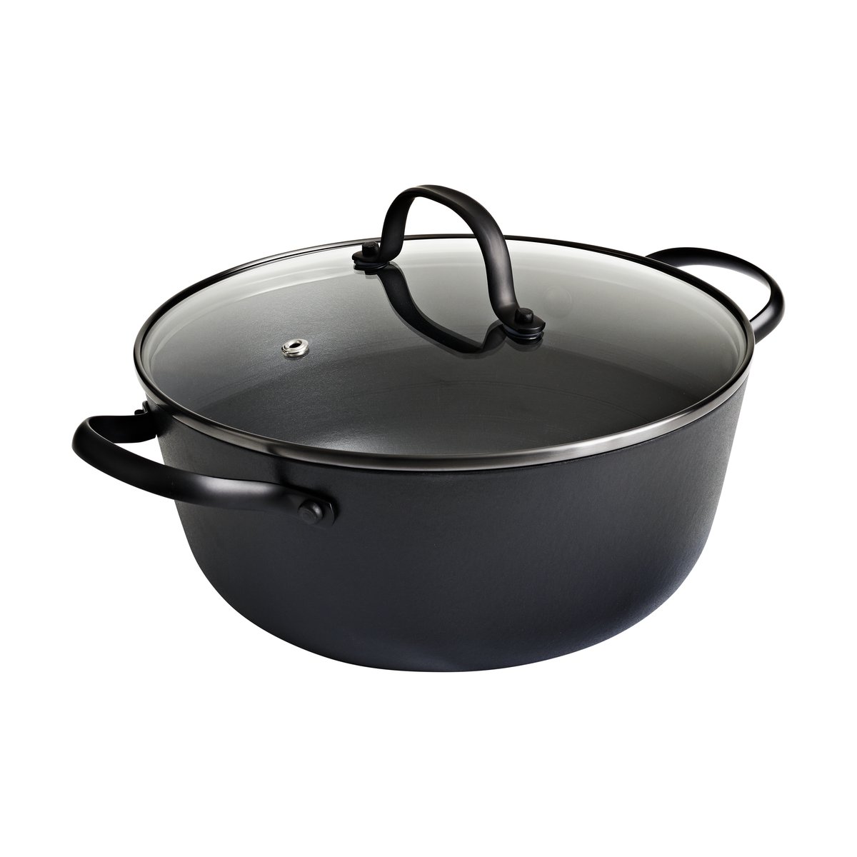 Satake sauteerpan van lichtgewicht gietijzer met glazen deksel 24 cm