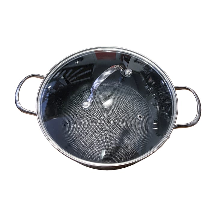 Satake sauteersteelpan met glazen deksel 2-delig - 4 L - Satake