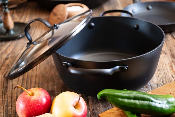 Satake sauteersteelpan met glazen deksel 2-delig, 4 L Satake