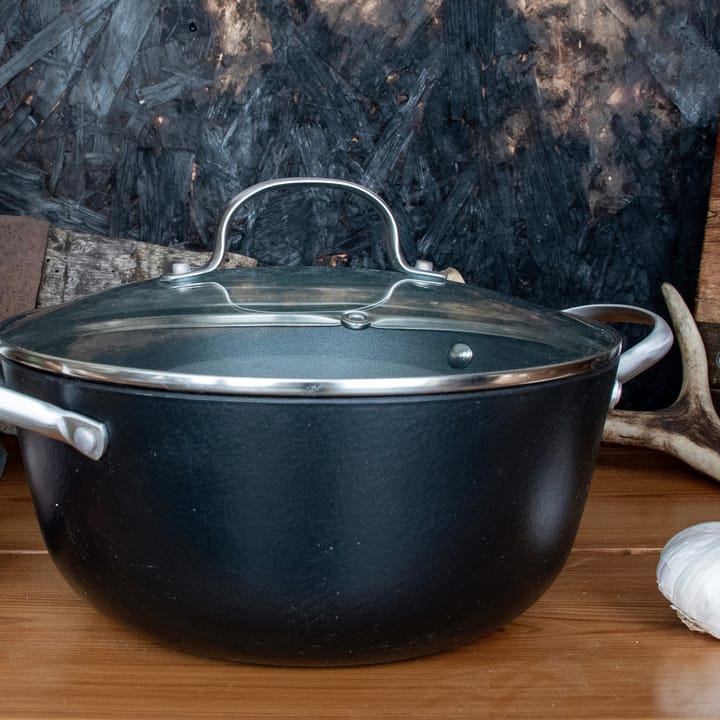 Satake sauteersteelpan met glazen deksel 2-delig, 4 L Satake