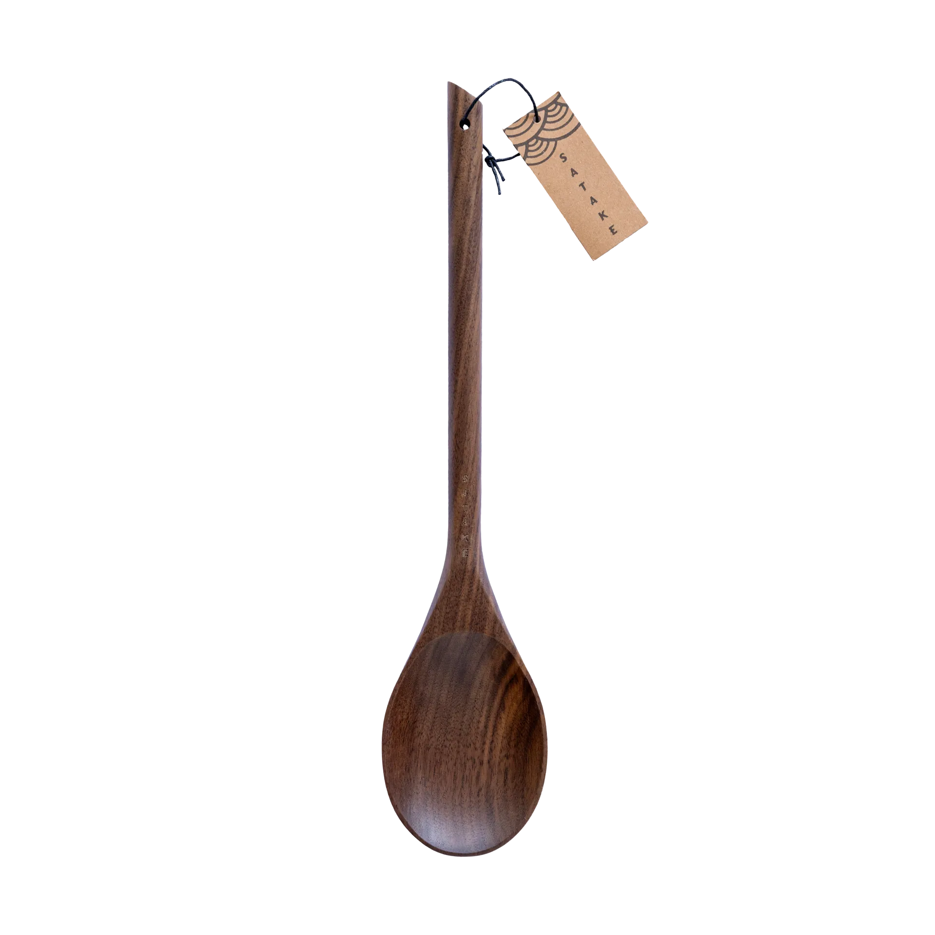 Satake serveerlepel 33,5 cm, Walnotenhout Satake