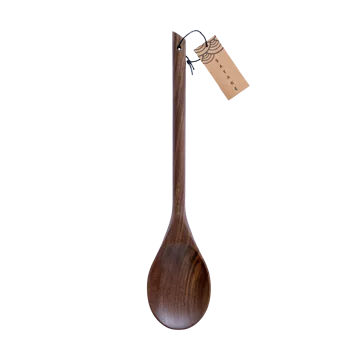 Satake serveerlepel 33,5 cm - Walnotenhout - Satake