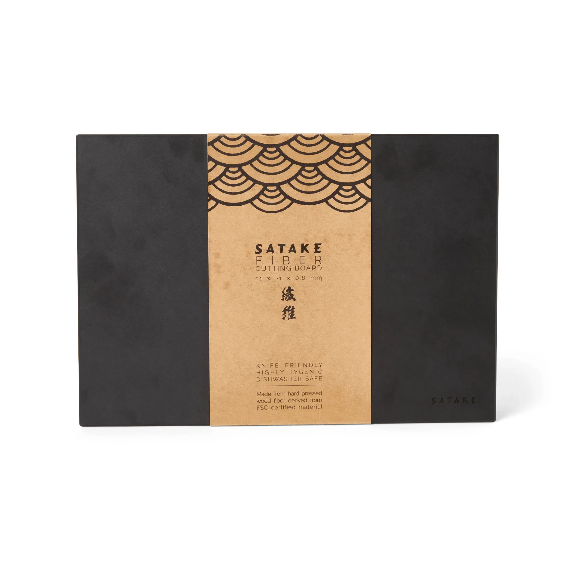 Satake snijplank hout en papier, 31x21,5x0,6 cm Satake