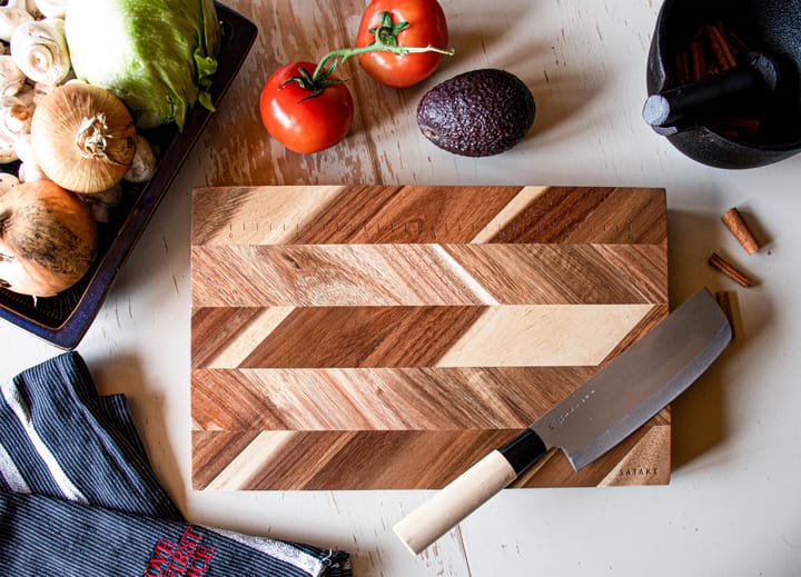 Satake snijplank met meetpunten 35,5x23,5 cm, Acacia Satake