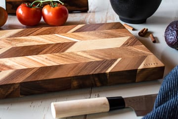 Satake snijplank met meetpunten 35,5x23,5 cm - Acacia - Satake