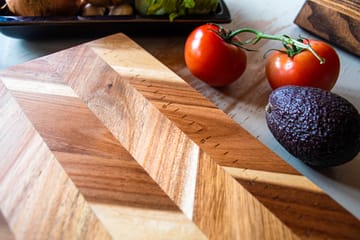 Satake snijplank met meetpunten 35,5x23,5 cm - Acacia - Satake