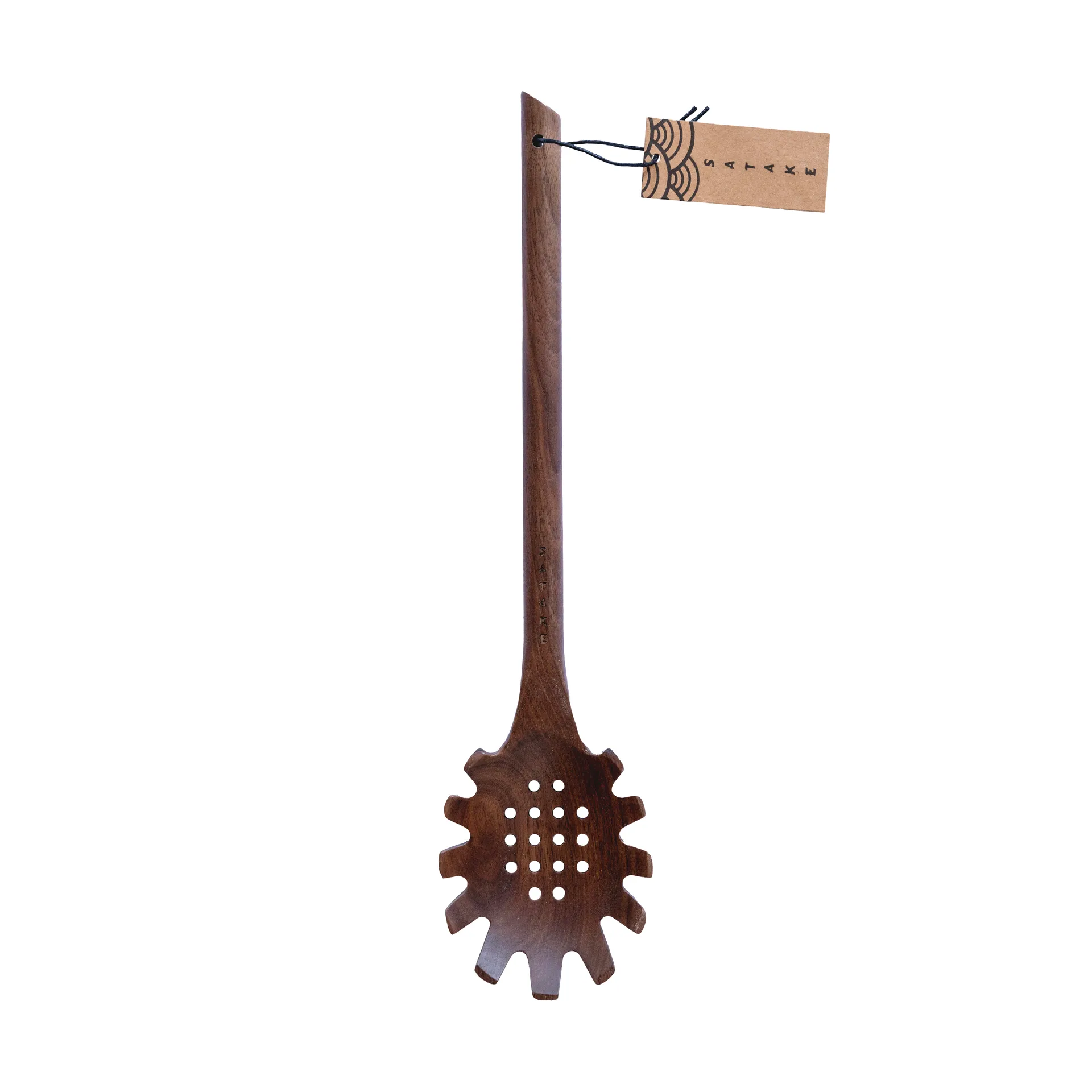 Satake spaghettilepel 33,5 cm, Walnotenhout Satake