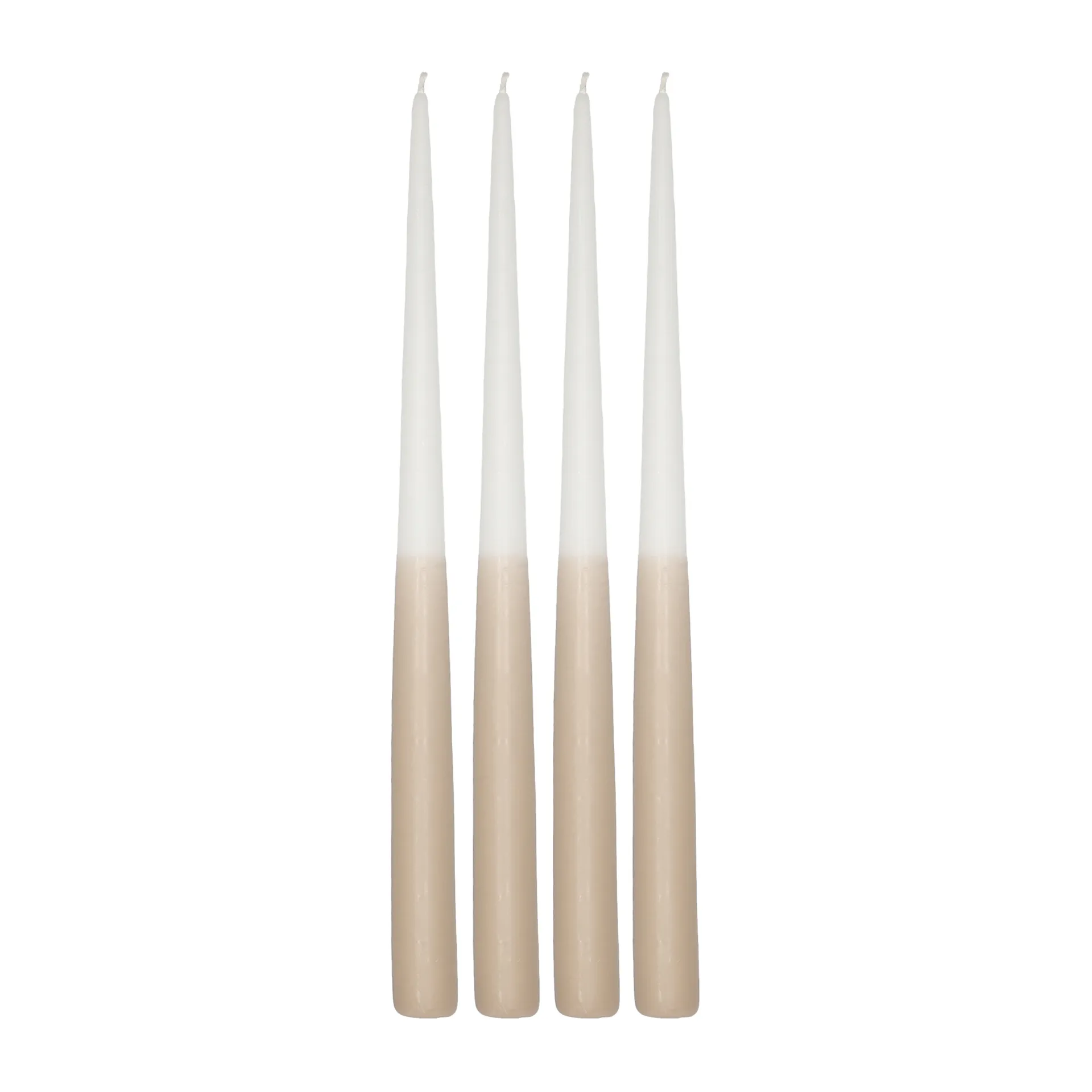 Affinity dinerkaars tweekleurig 4-pack 32cm, White-sand Scandi Essentials