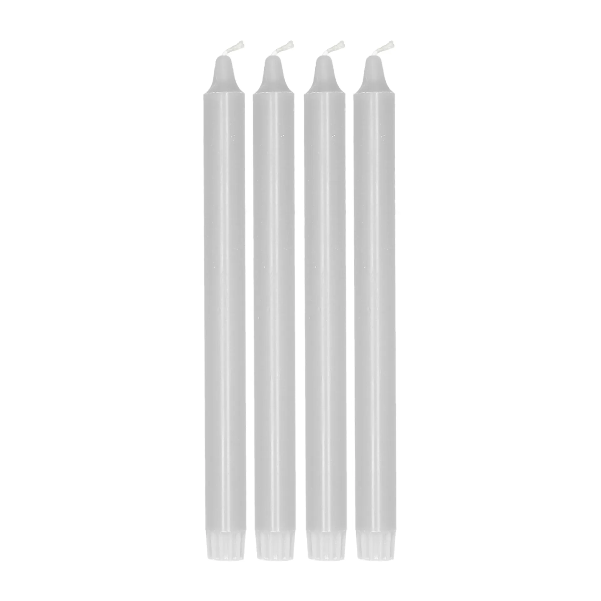 Ambiance dinerkaarsen 4-pack 27 cm, Icy Grey Scandi Essentials