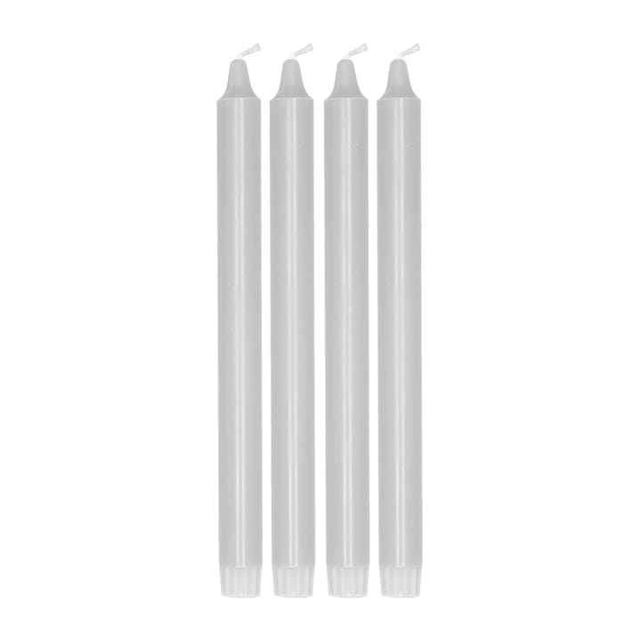 Ambiance dinerkaarsen 4-pack 27 cm - Icy Grey - Scandi Essentials