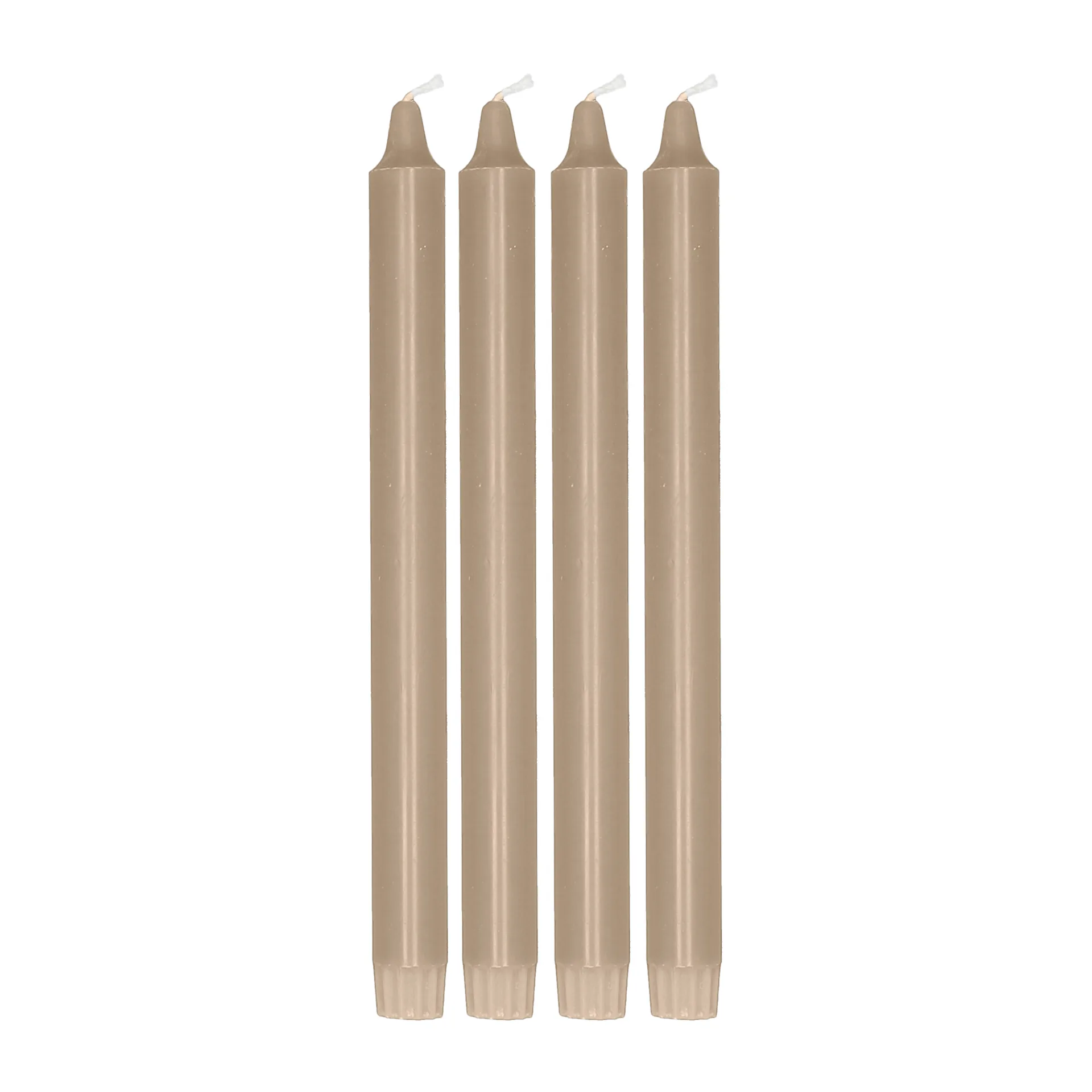 Ambiance dinerkaarsen 4-pack 27 cm, Sand Scandi Essentials