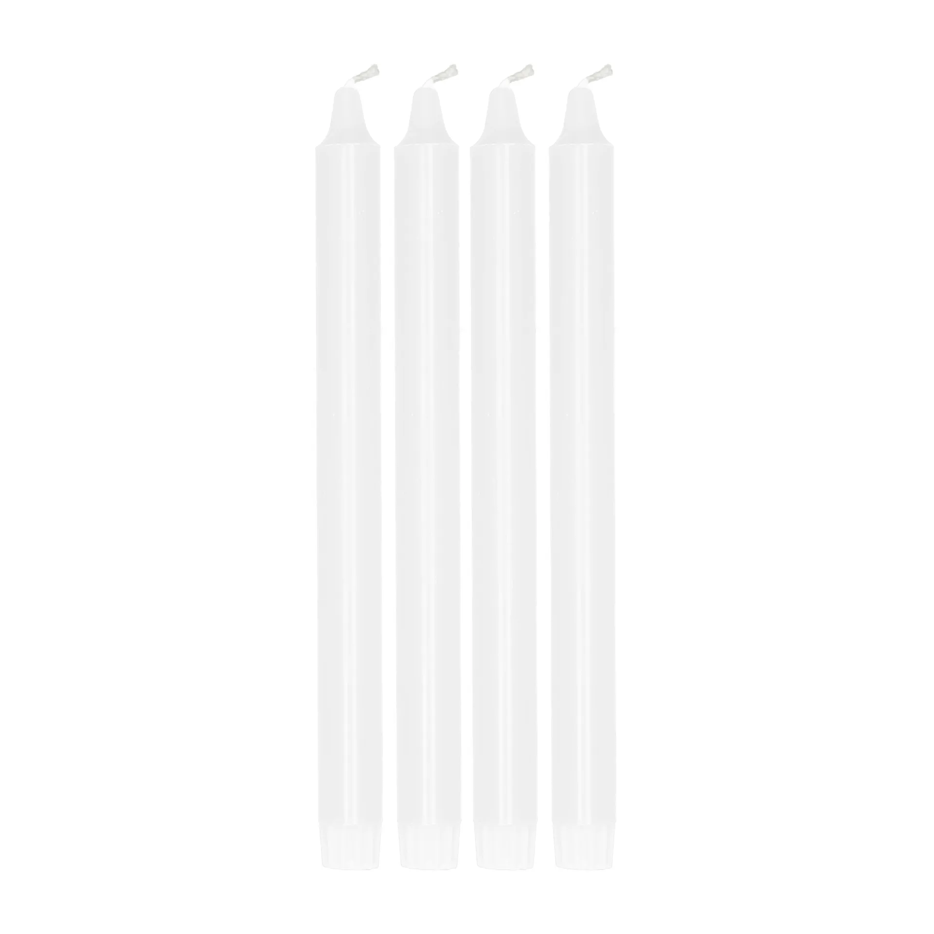 Ambiance dinerkaarsen 4-pack 27 cm, White Scandi Essentials
