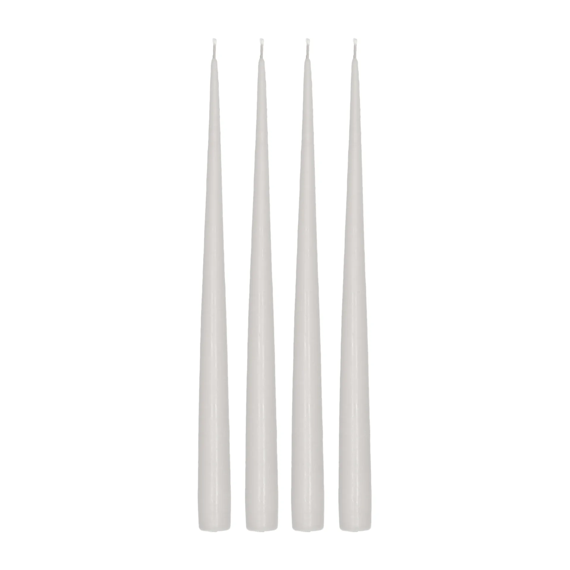 Atmosphere dinerkaarsen 4-pack 32 cm, Icy Grey Scandi Essentials