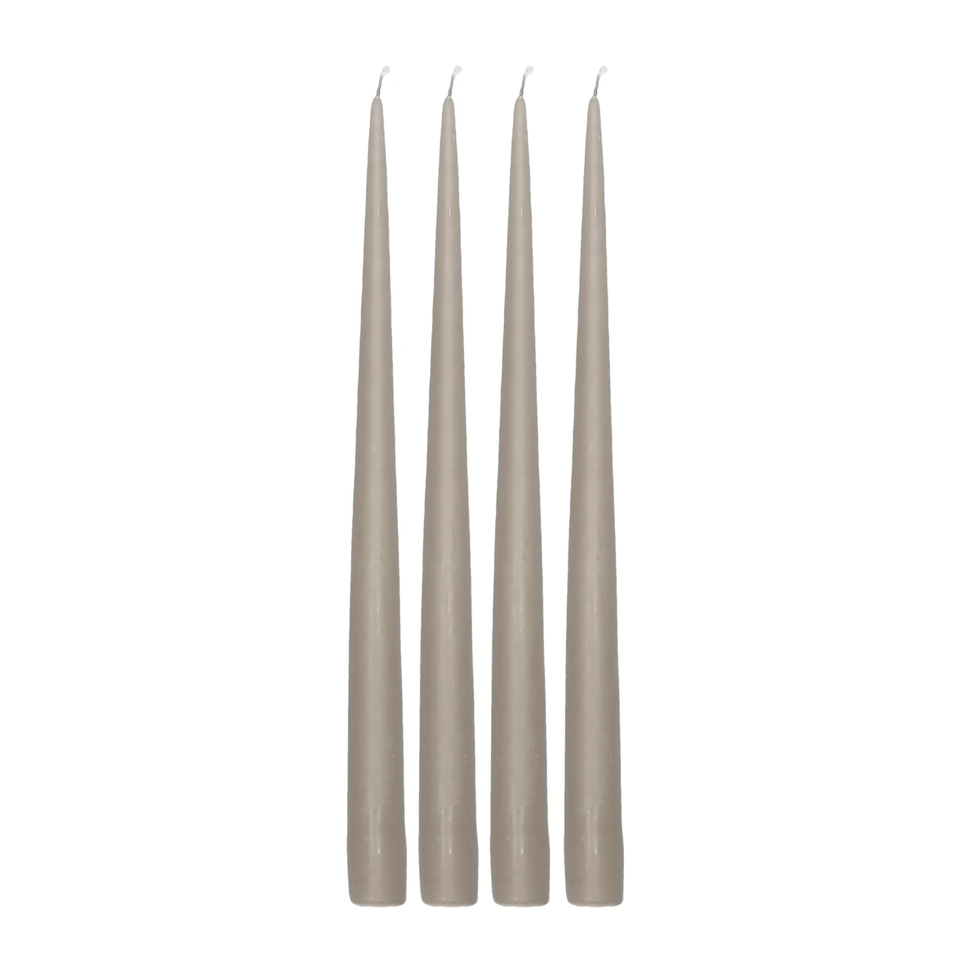 Atmosphere dinerkaarsen 4-pack 32 cm, Taupe Scandi Essentials