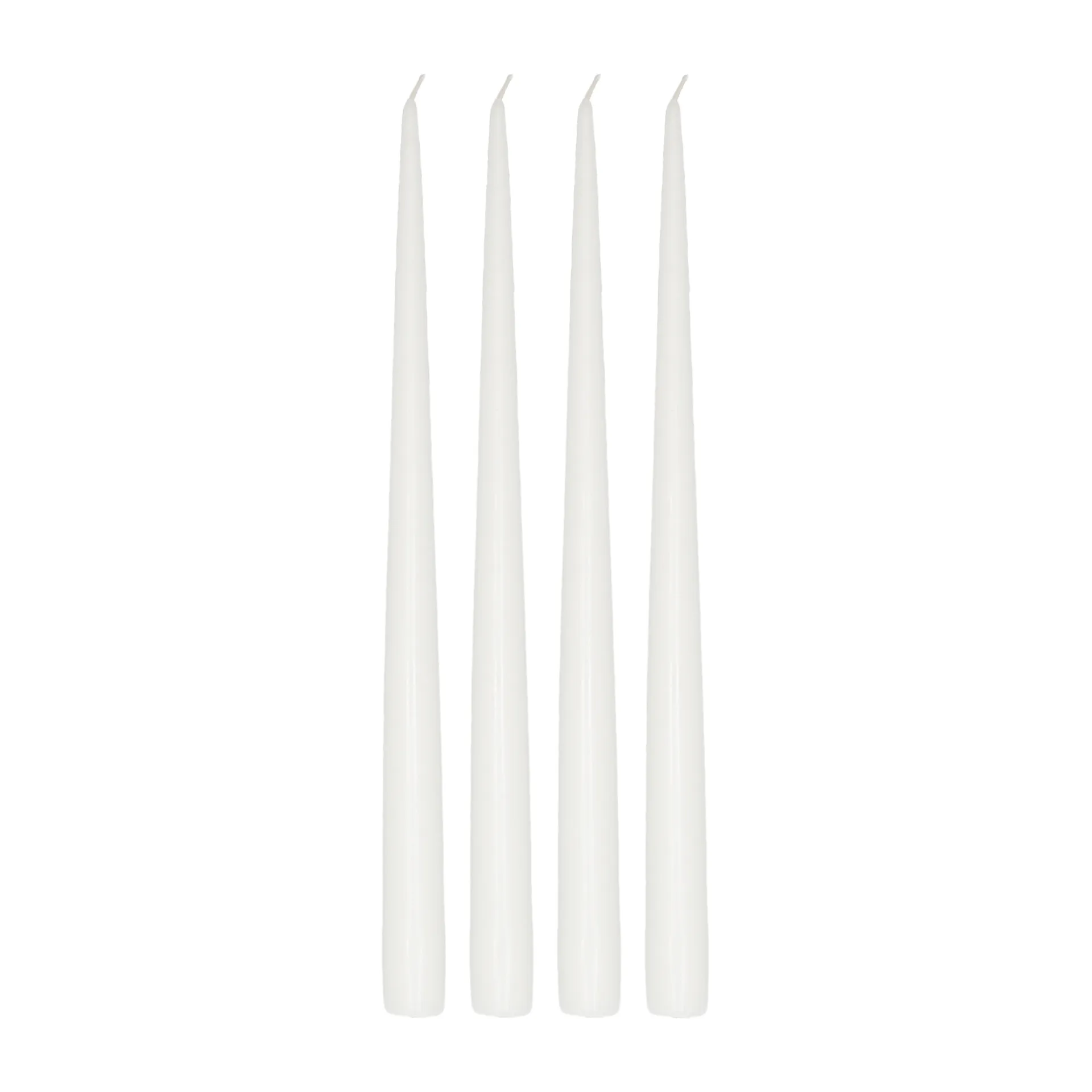 Atmosphere dinerkaarsen 4-pack 32 cm, White Scandi Essentials