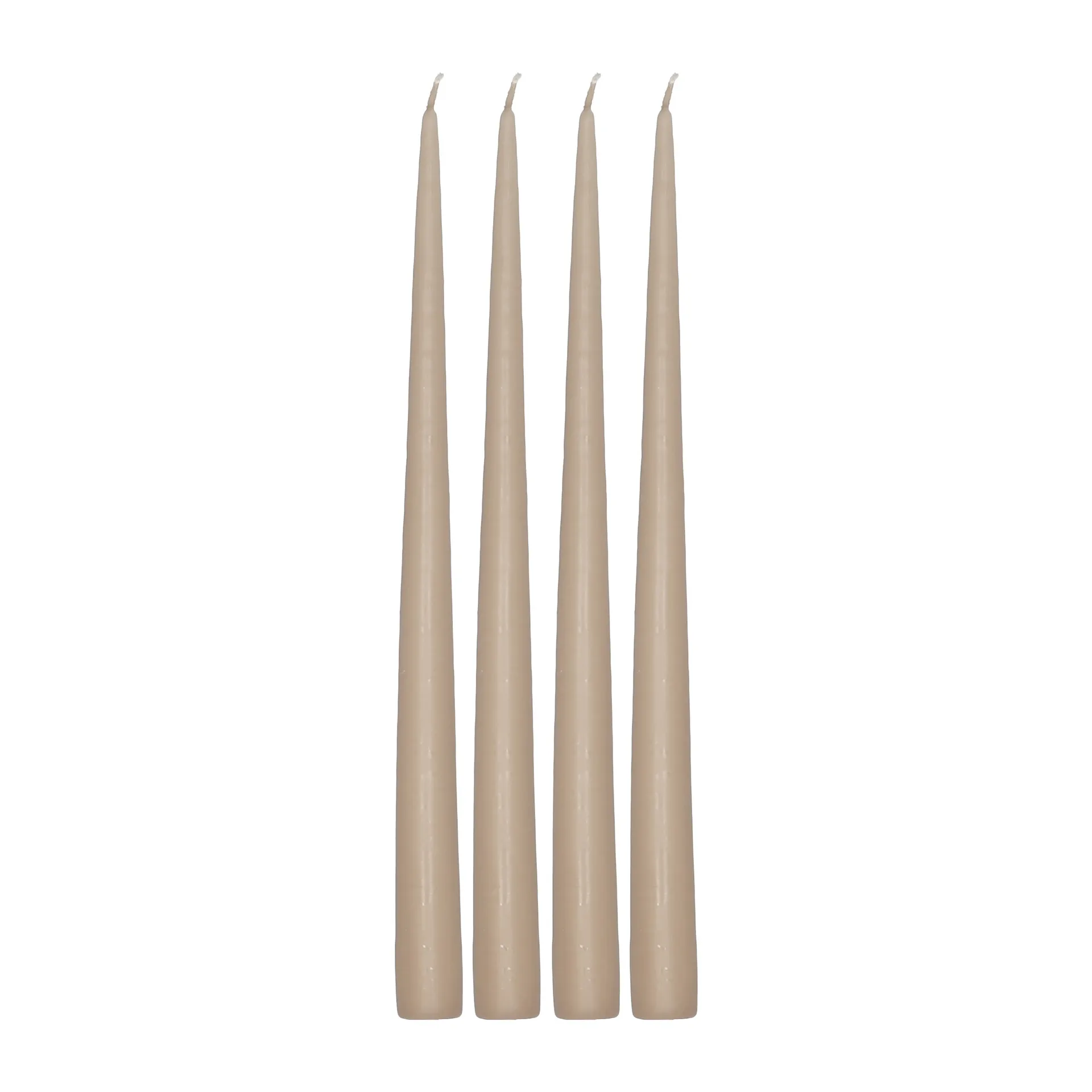 Atmosphere dinerkaarsen 4-pack 32 cm, Zand Scandi Essentials