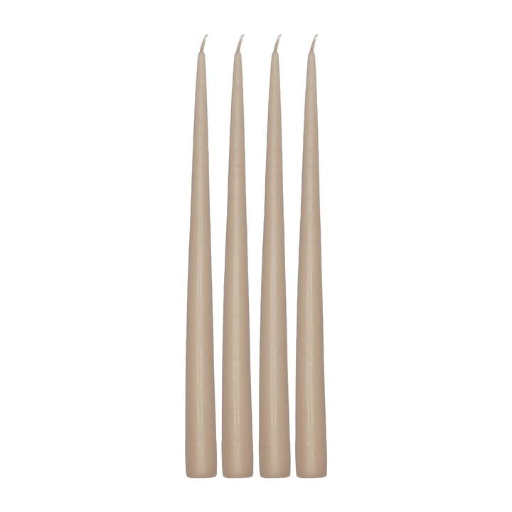 Atmosphere dinerkaarsen 4-pack 32 cm - Zand - Scandi Essentials