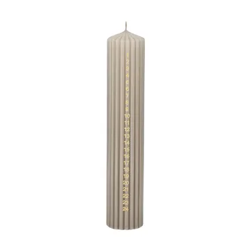 Awaiting adventskaars - Linen, 25 cm - Scandi Essentials