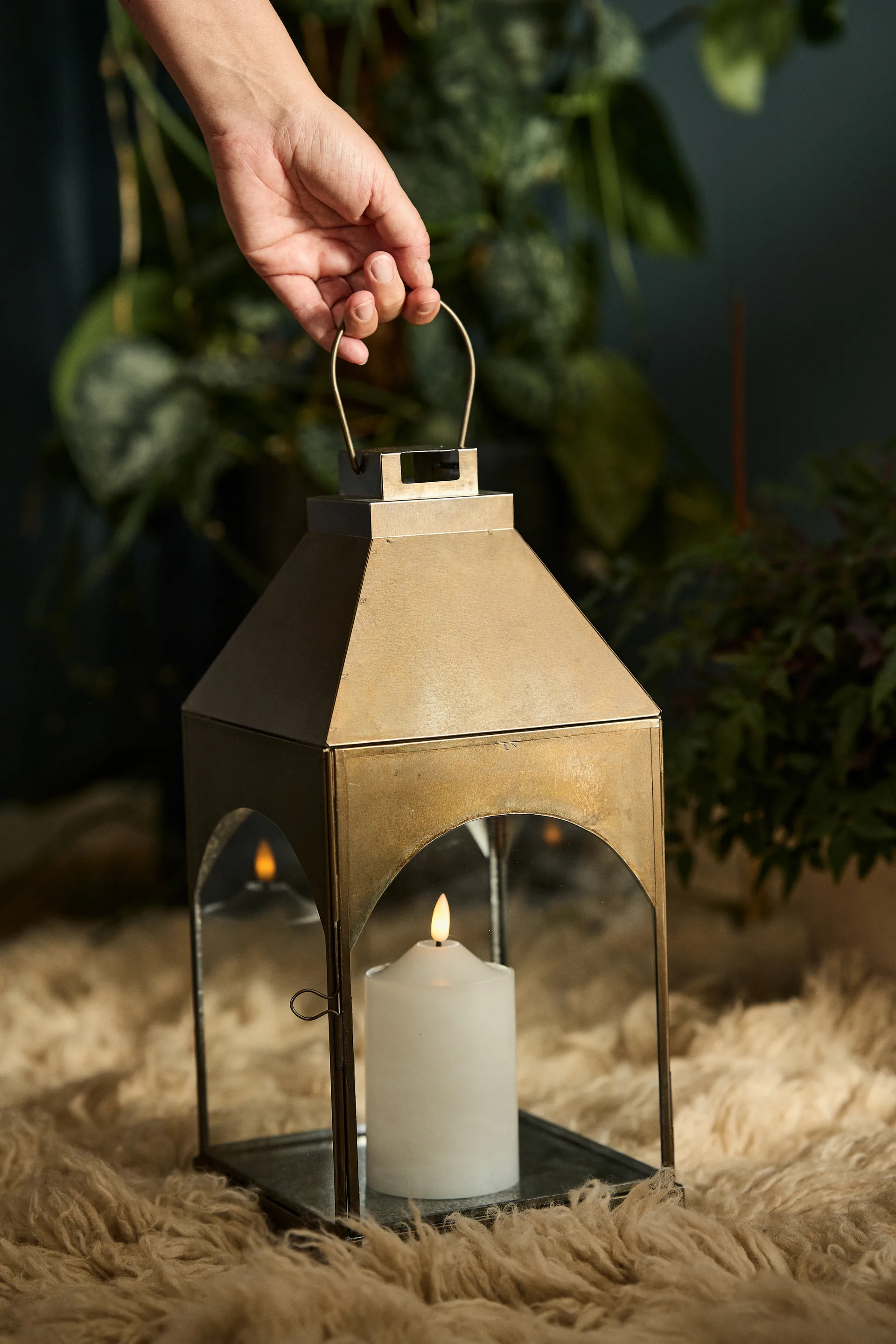 Bright blokkaars led 15 cm, Wit Scandi Essentials