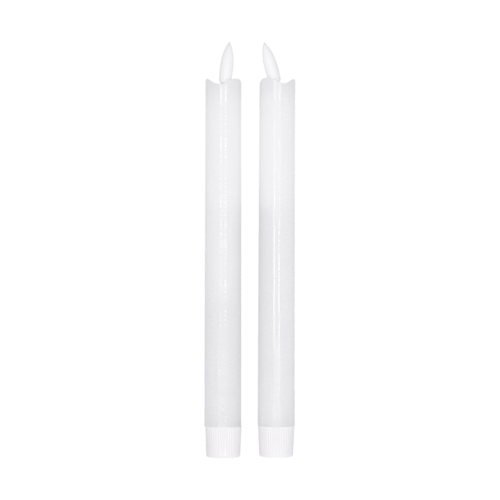 Bright ledkaarsen 25 cm 2-pack, Wit Scandi Essentials