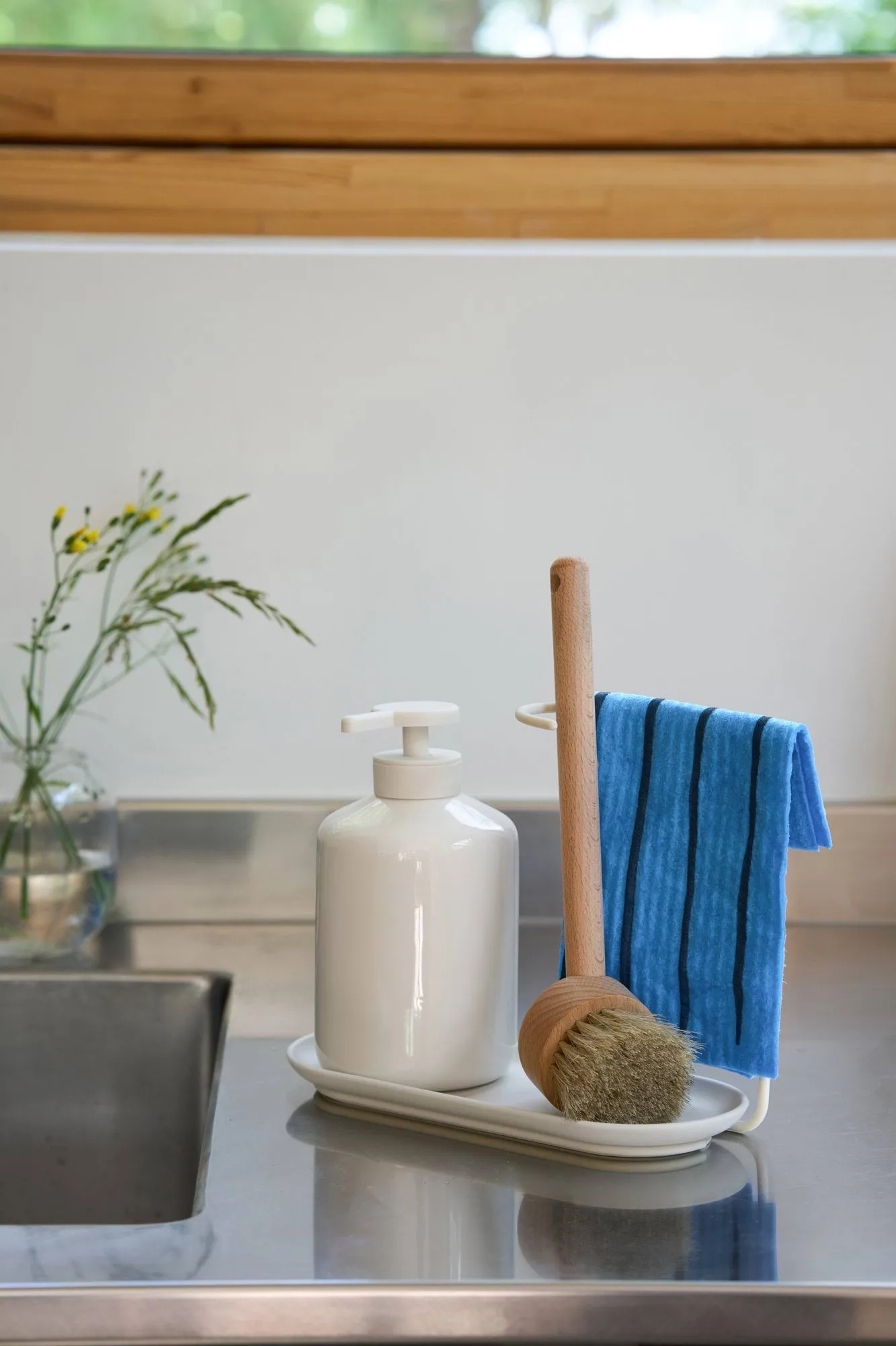 Daily vaatdoek met patroon, Blauw, 3-pack Scandi Essentials