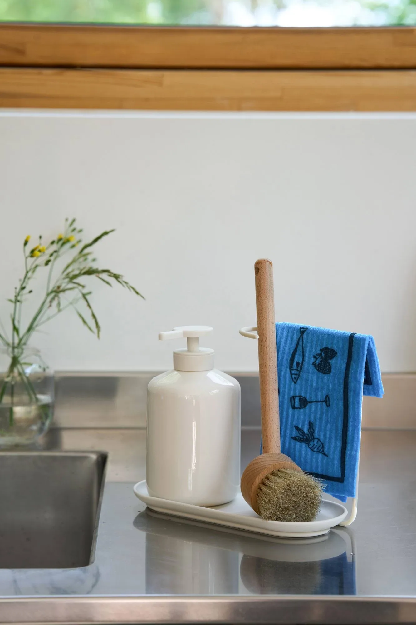 Daily vaatdoek met patroon, Blauw, 3-pack Scandi Essentials